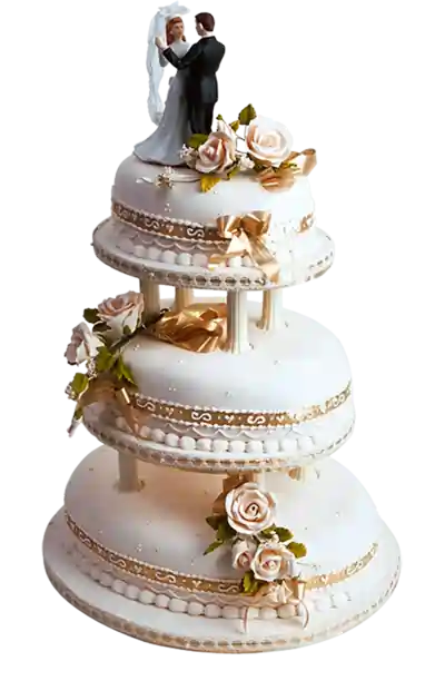 دیزاین جایگاه کیک عروس و داماد